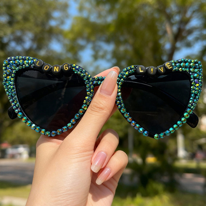 Statement Heart-Shaped Sunglasses Bowlift 1787141240