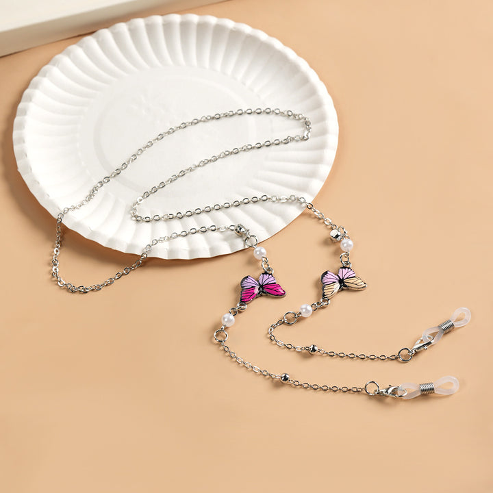 Butterfly-Themed Eyewear Necklace Bowlift
