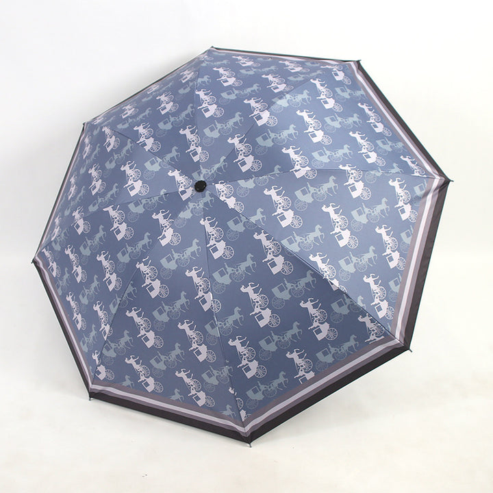 Women's Folding Umbrella with Unique Animal Design Bowlift