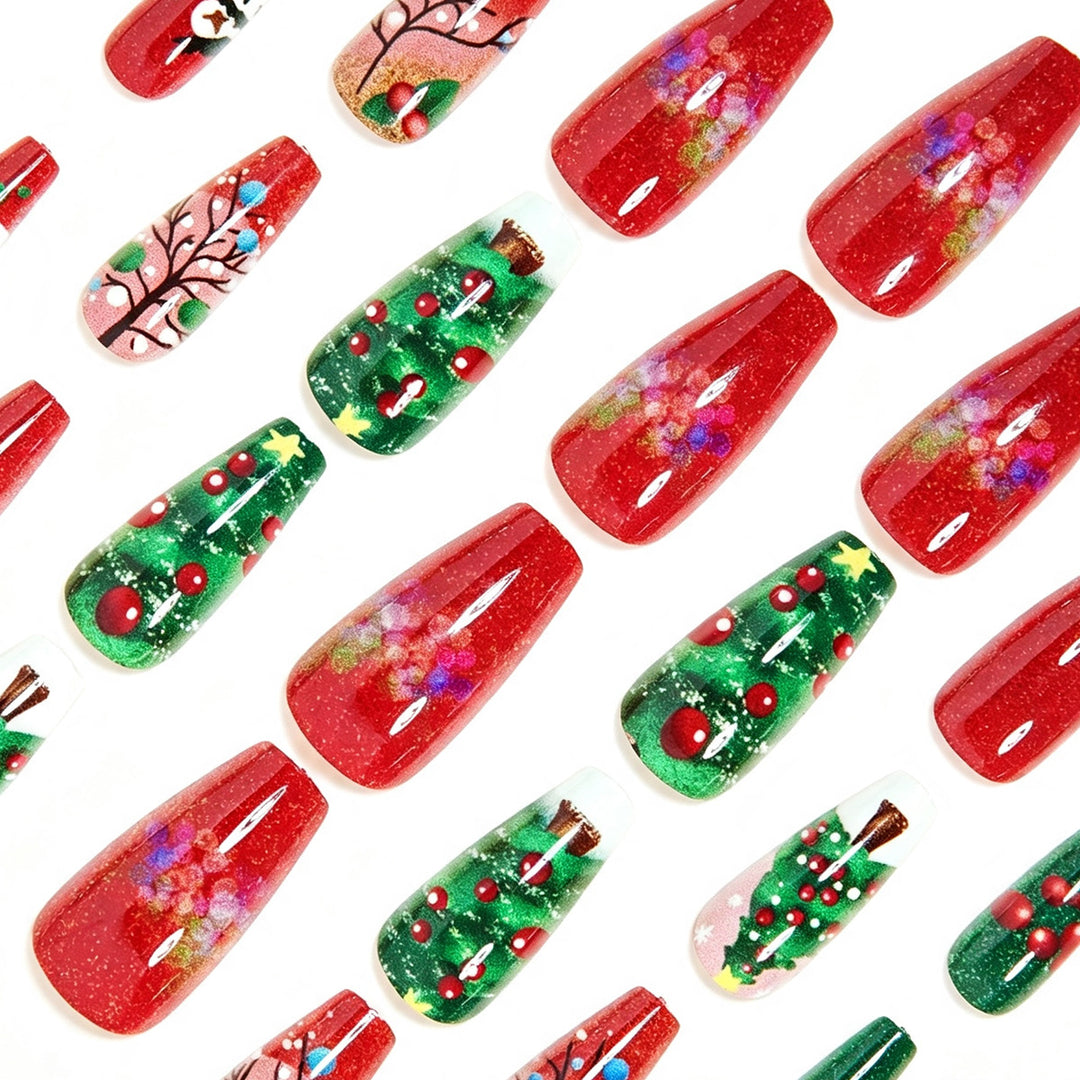Festive Holiday Nail Art Bowlift