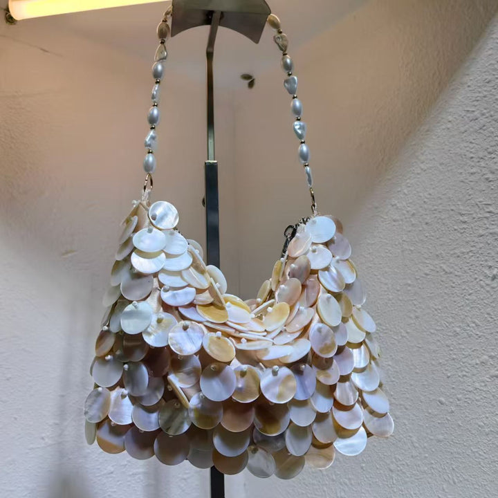 Shell Beaded Handbag Bowlift