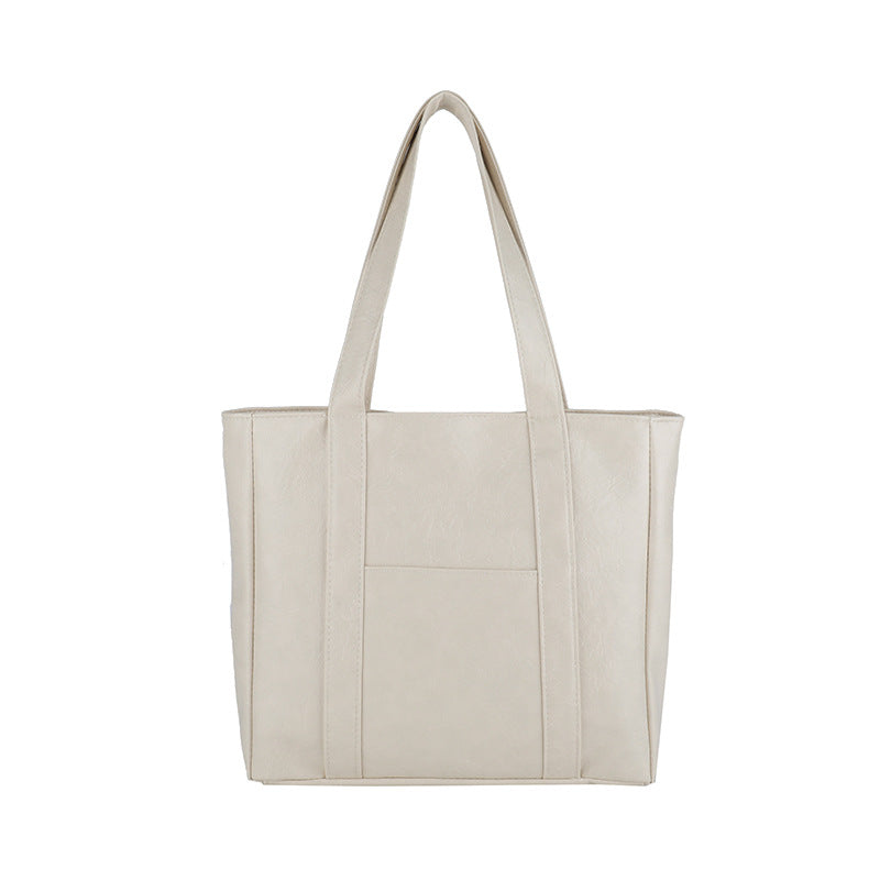 Classic Faux Leather Tote Bag Bowlift