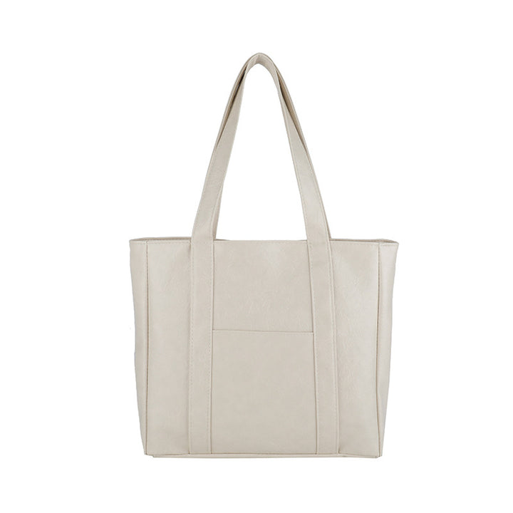 Classic Faux Leather Tote Bag Bowlift