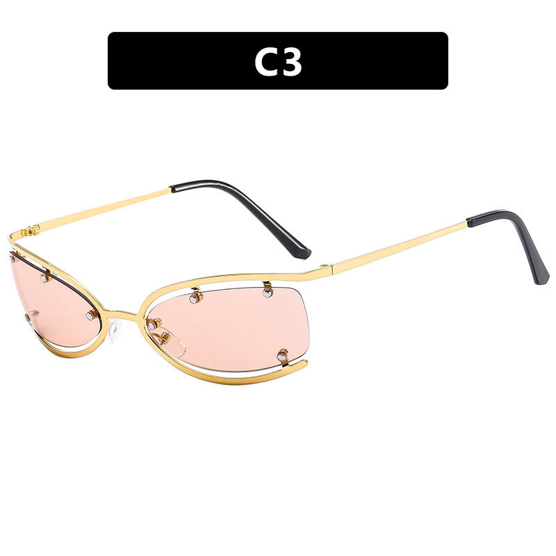 Women's fashionable sunglasses with elegant frame structure and trendy lenses Bowlift