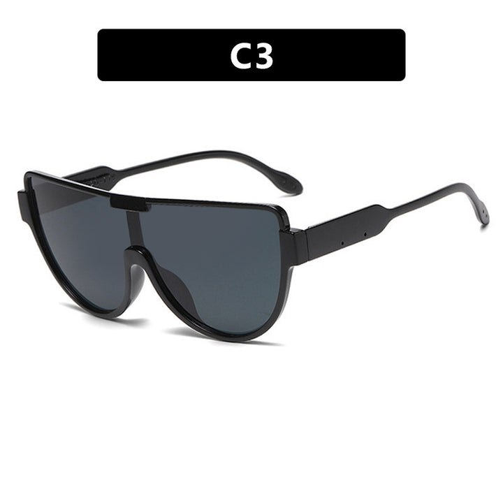 Women’s Fashion Sunglasses with Futuristic Shield Design Bowlift