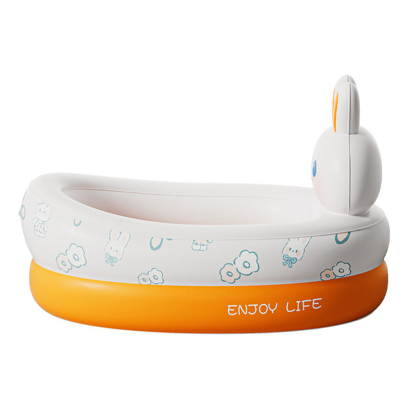 Women Inflatable Baby Bathtub with Cuddle Motif Bowlift