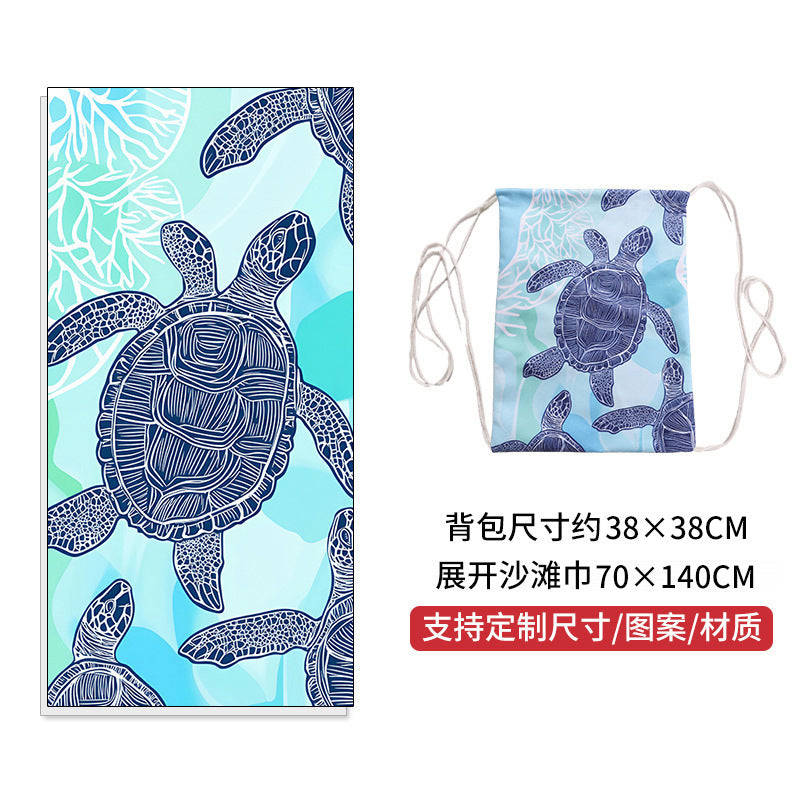 Beach towel and backpack set Bowlift