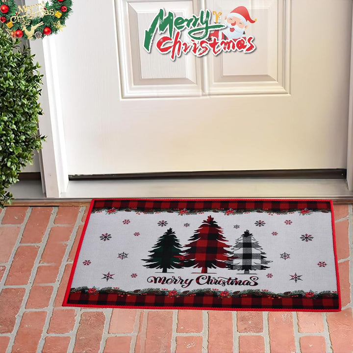 Festive Holiday Door Mat Bowlift