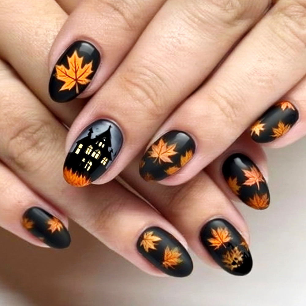 Themed Seasonal Press-On Nail Art Bowlift