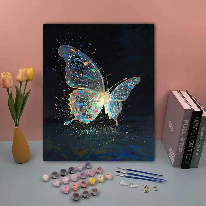 DIY Butterfly Paint by Numbers Kit Bowlift
