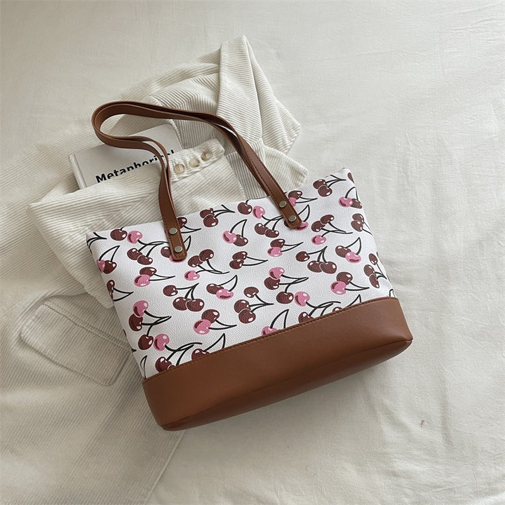 Playful Printed Canvas Tote Bag Bowlift