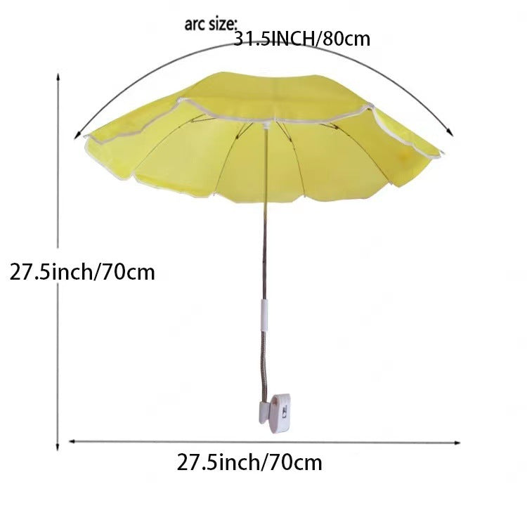 Women's Adjustable Beach Sunshade Umbrella with Ground Anchor Bowlift