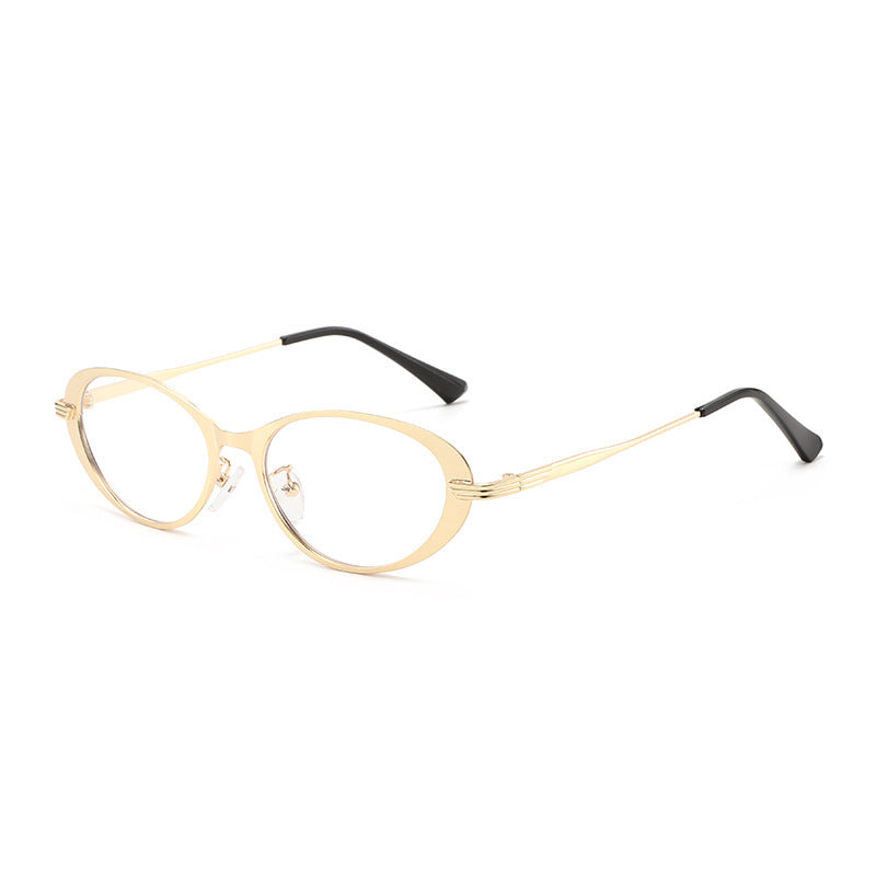 Contemporary Oval Frame Sunglasses Bowlift