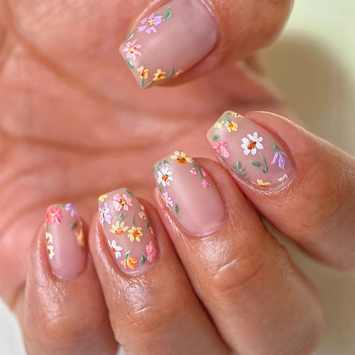 Floral Artfully Designed Nail Wraps Bowlift