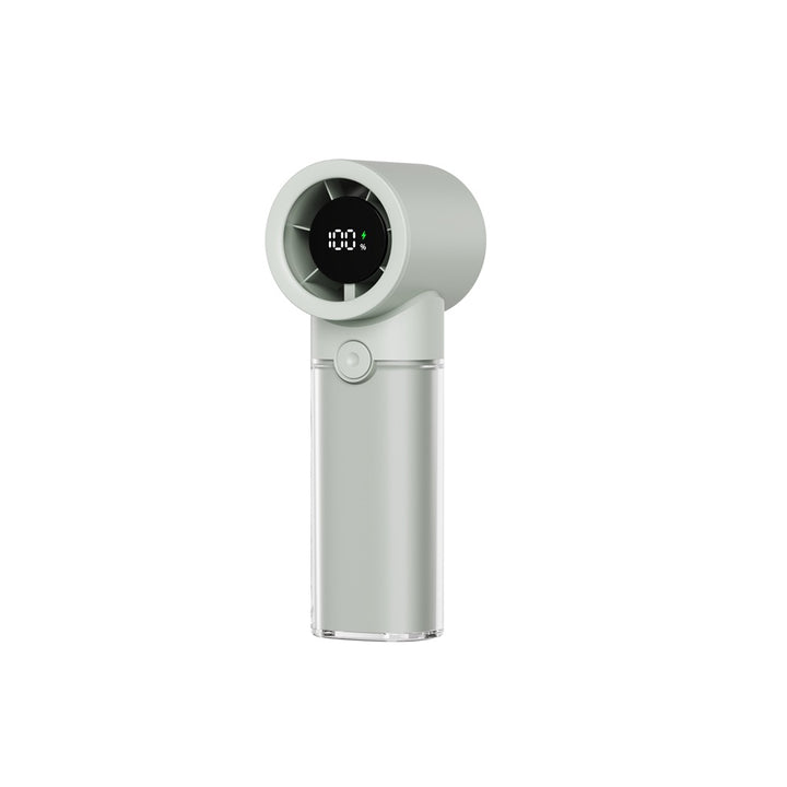 Ladies Portable Mini Fan with LED Display Bowlift