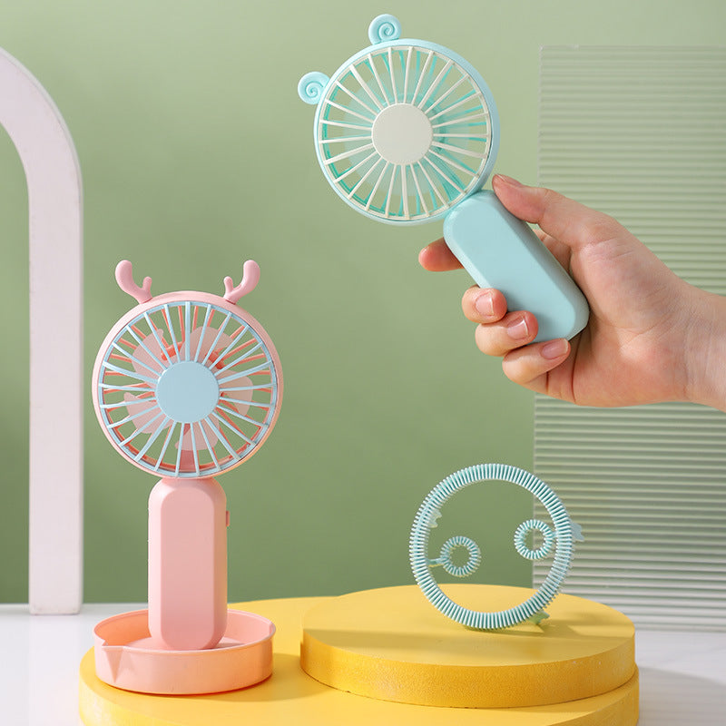Women Portable Mini Fan Bowlift