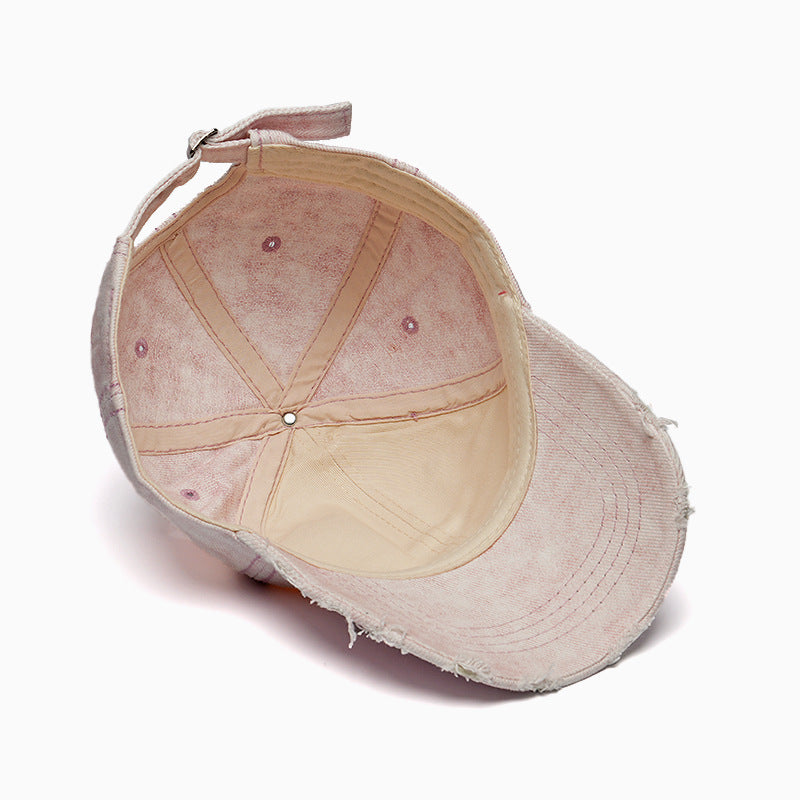 Women Casual Destroyed Baseball Cap Bowlift 1783610781