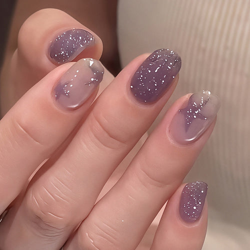 Artistic Press-On Nails Bowlift