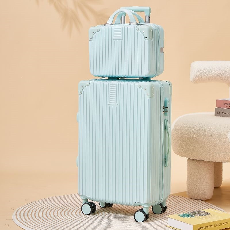 Hard-shell suitcase with double safety lock and flexible interior Bowlift