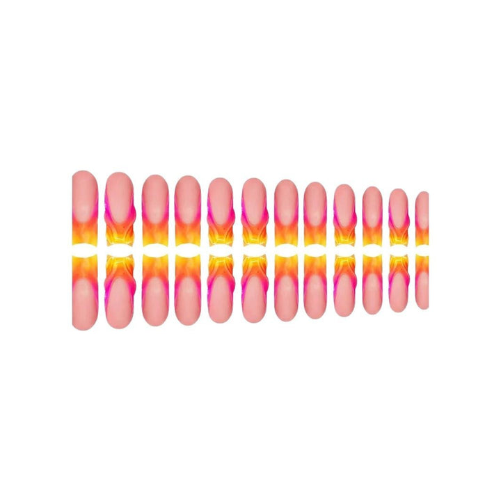 Artistic Gradient Nail Art Bowlift