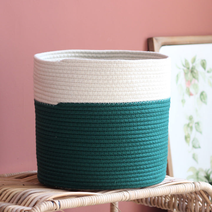Handcrafted cotton storage basket Bowlift