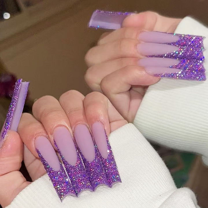 Glitter Ombre Press-On Nail Set Bowlift