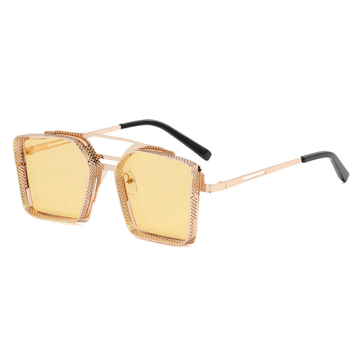 Women's oversized sunglasses with luxurious design and geometric frame Bowlift