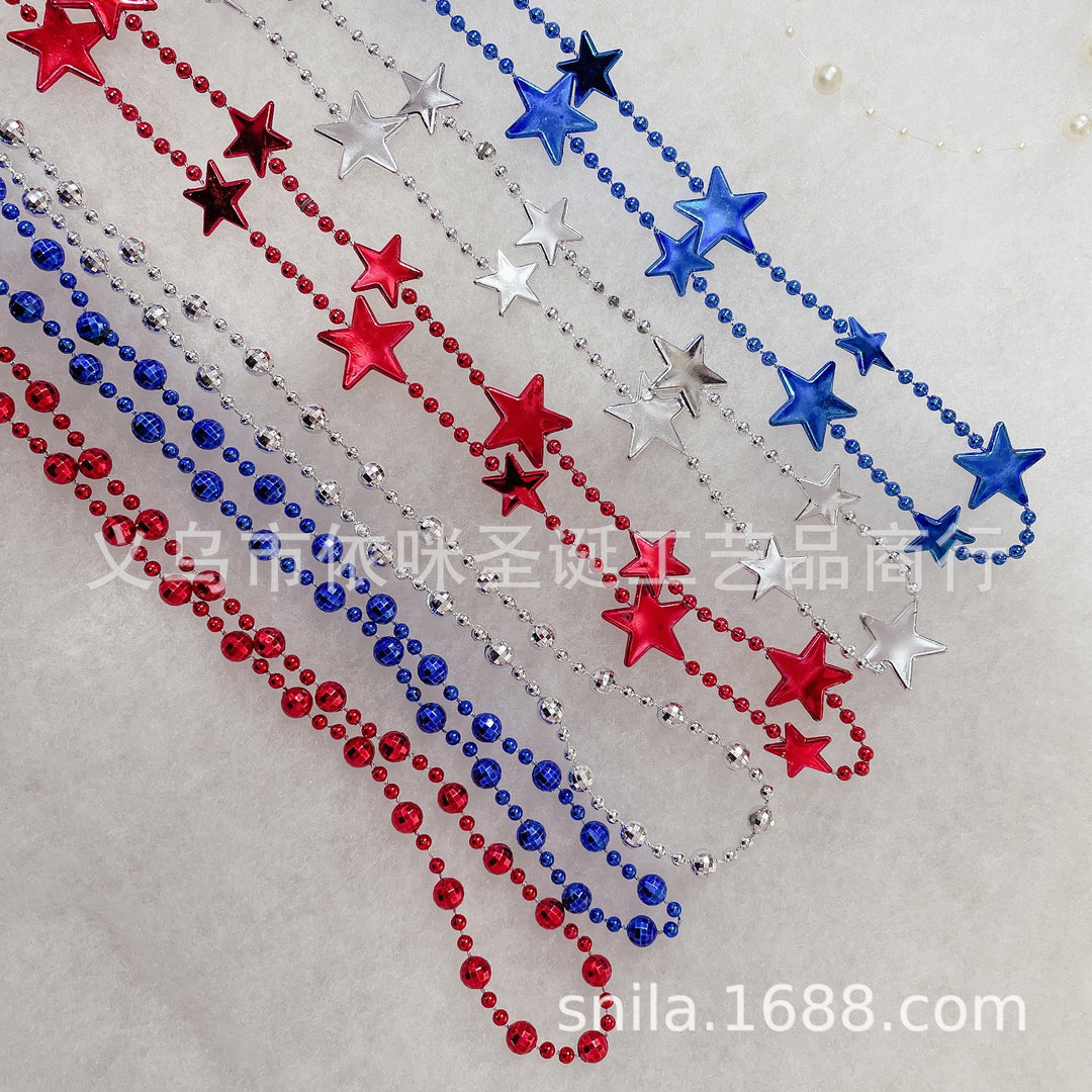 Unisex decorative star bead garland for party and event decoration Bowlift