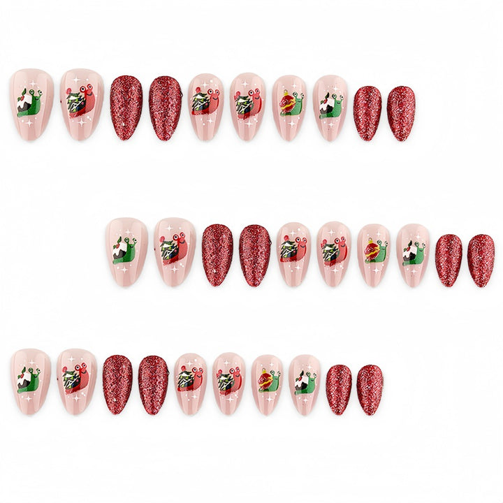 Creative Christmas Art Nails Bowlift