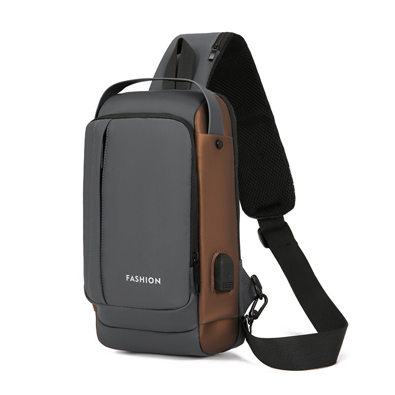 Compact Water-Resistant Sling Backpack Bowlift