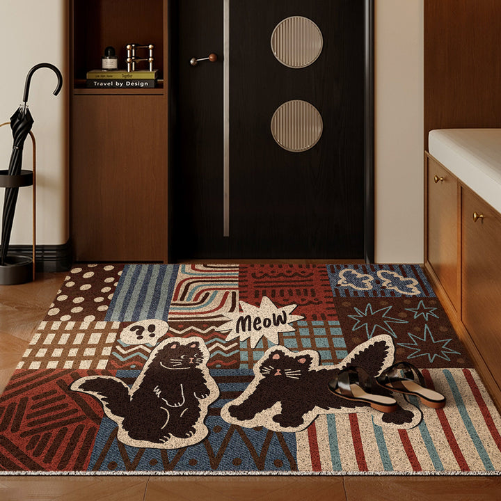 Playful Animal-Themed Area Mat