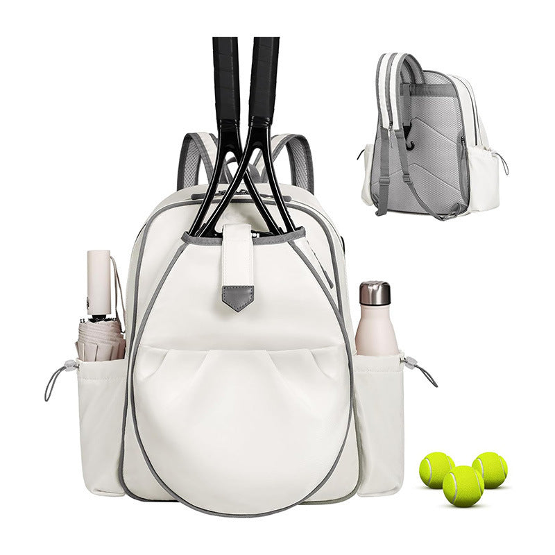Sporty tennis backpack with special racket and accessory compartments Bowlift