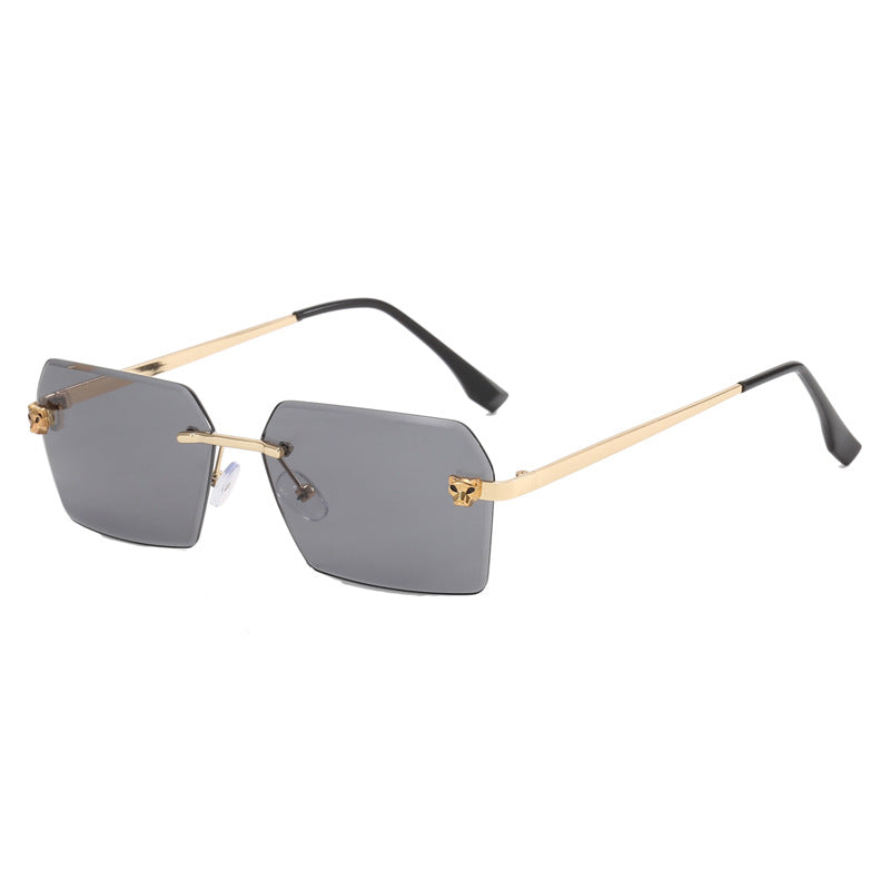 Women's fashionable square sunglasses with elegant metal frame Bowlift