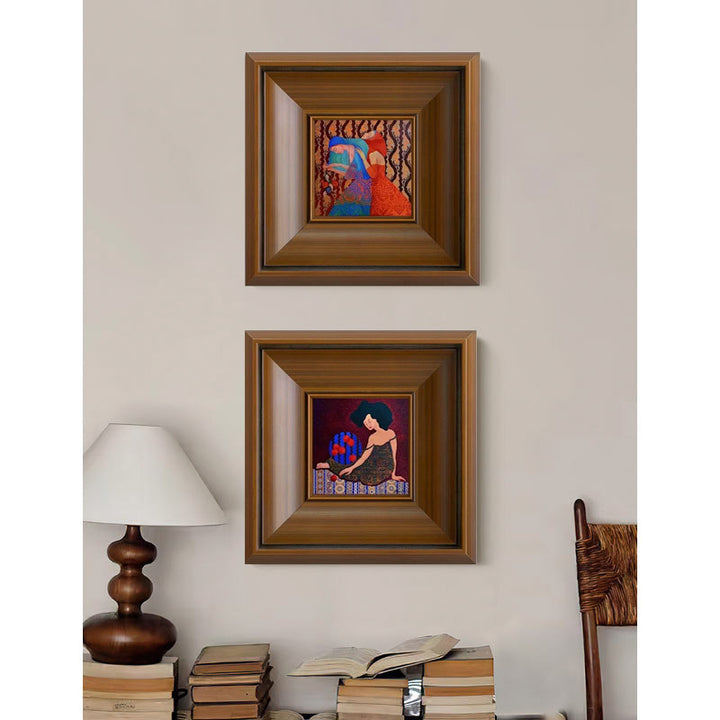 Framed Artistic Emotional Portrait Wall Art