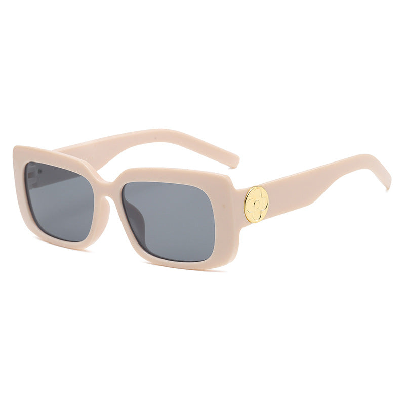 Women's Oversized Sunglasses with Luxurious Transparent Frame Bowlift