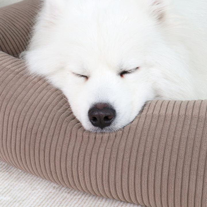 Deluxe Ribbed dog bed