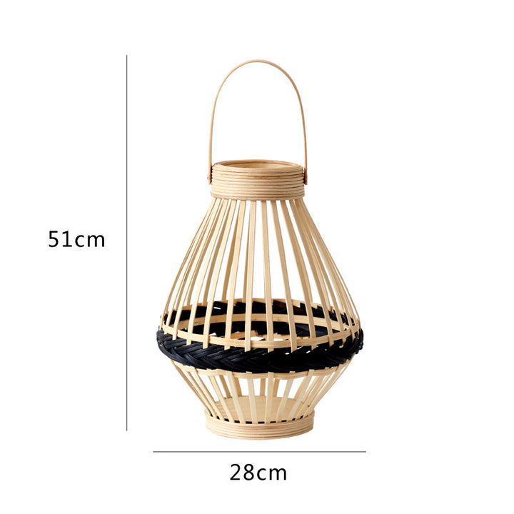 Decorative Rattan Lantern Bowlift