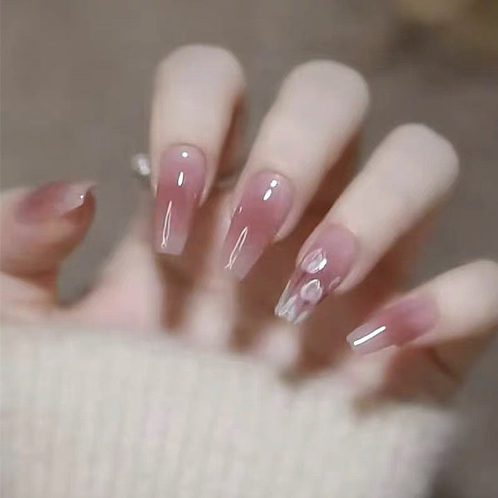 Festive Holiday Themed Press-On Nail Art Bowlift