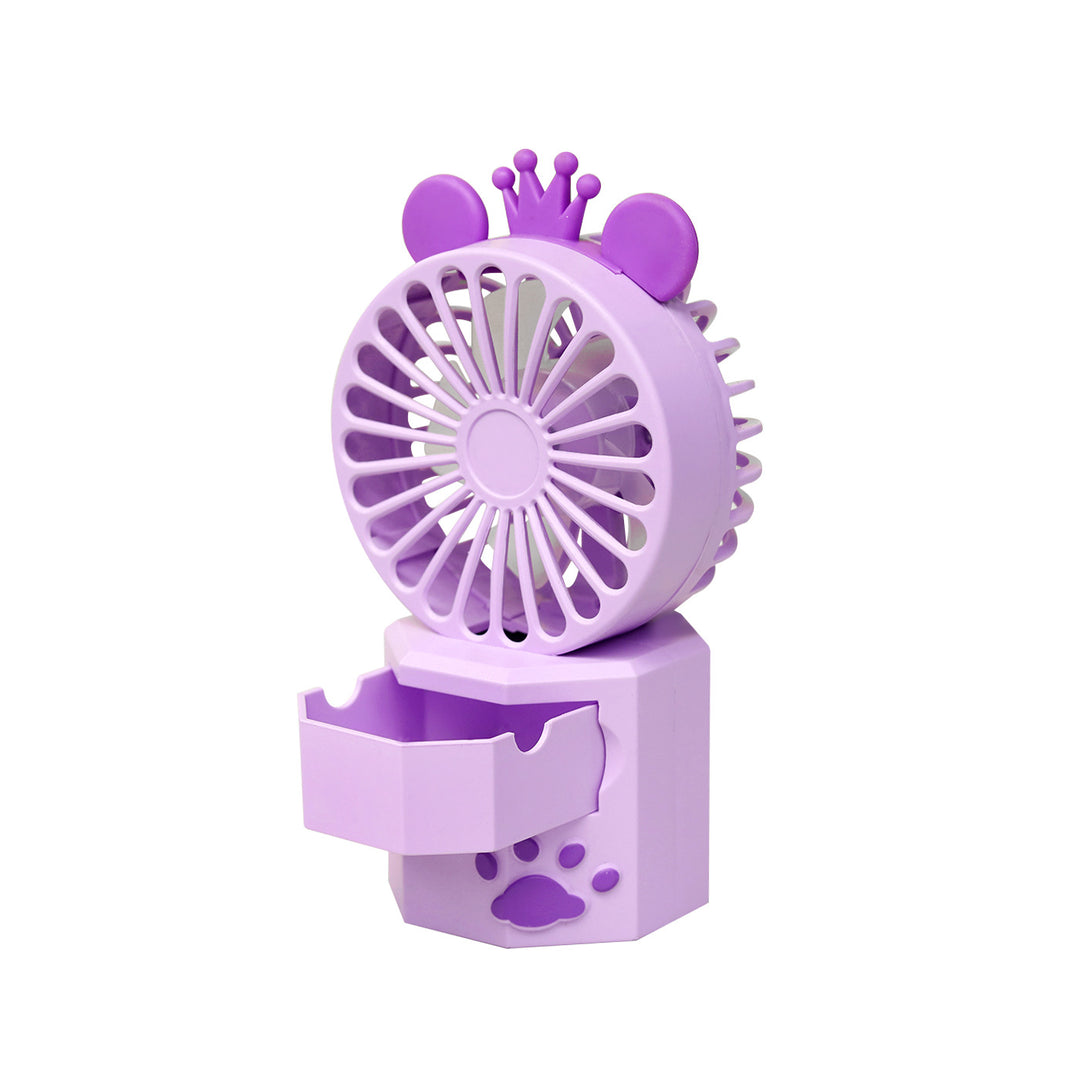 Unisex Portable Mini Fan with Animal Ears and USB Connection Bowlift