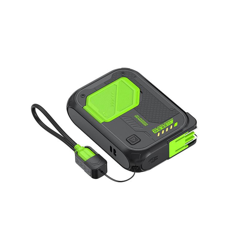 Multifunctional power bank with integrated charging cable Bowlift
