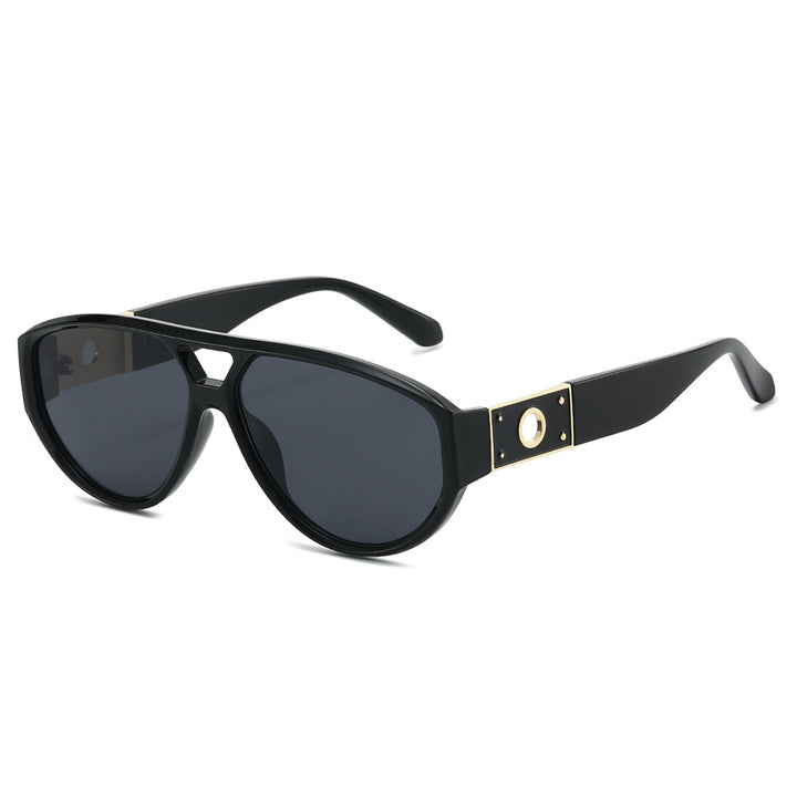 Vintage-Inspired Geometric Sunglasses Bowlift
