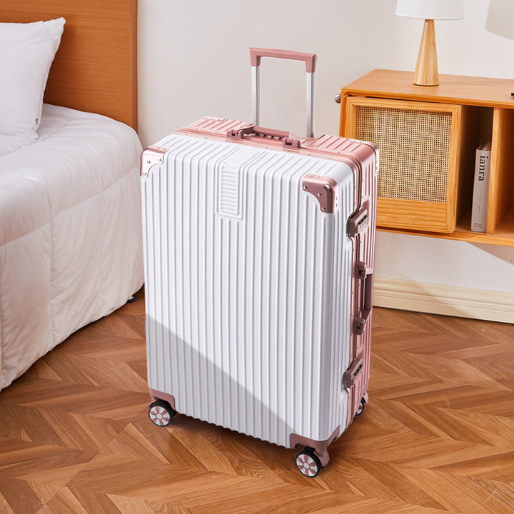 Women's Stylish Multi-Layer Rolling Luggage Set Bowlift