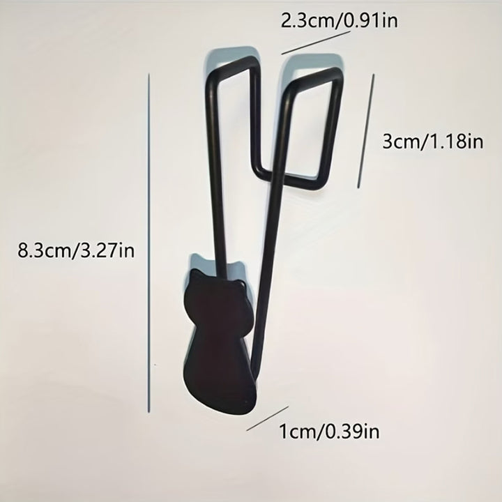 Stylish wall hook with cat motif Bowlift