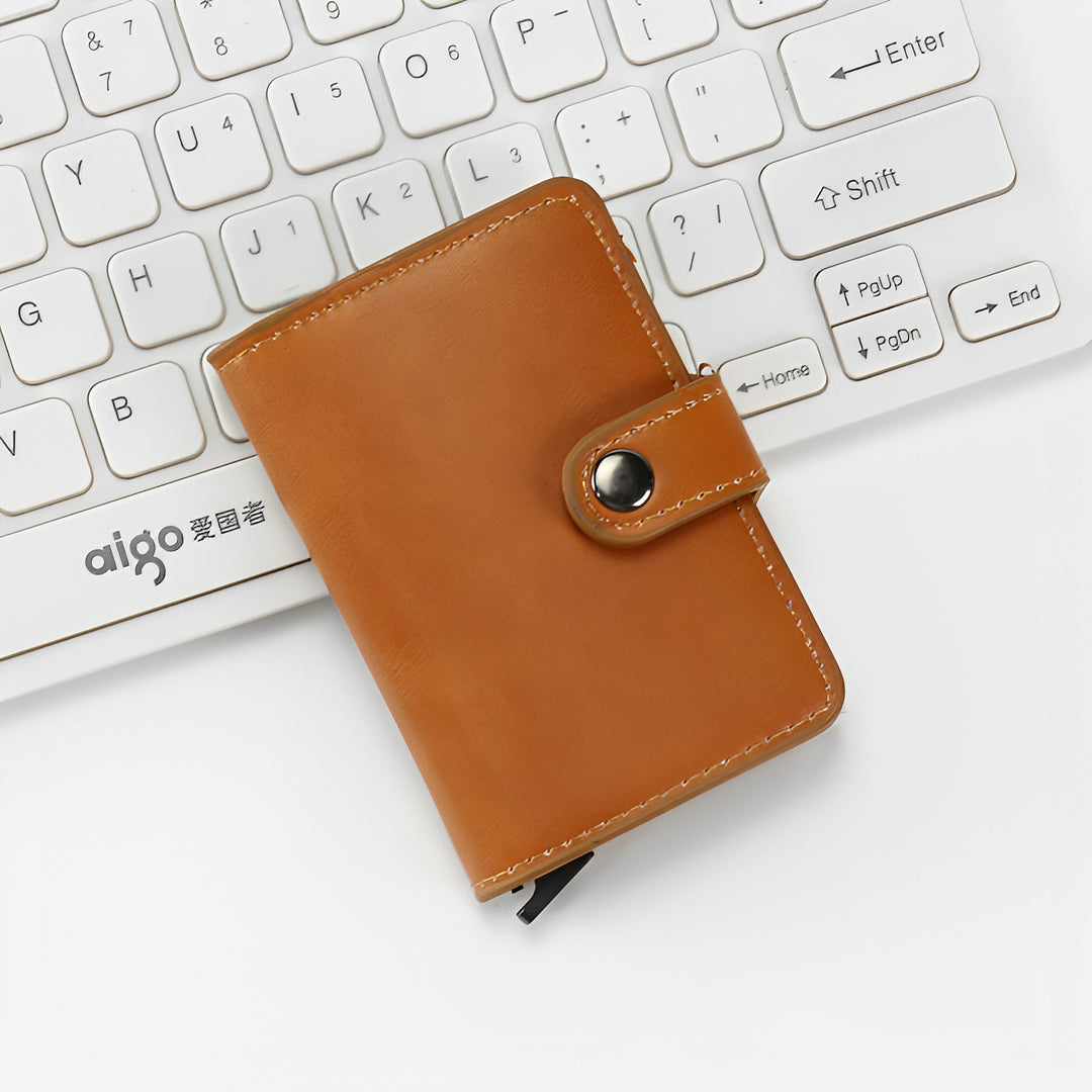 Premium Leather Credit Card Organizer