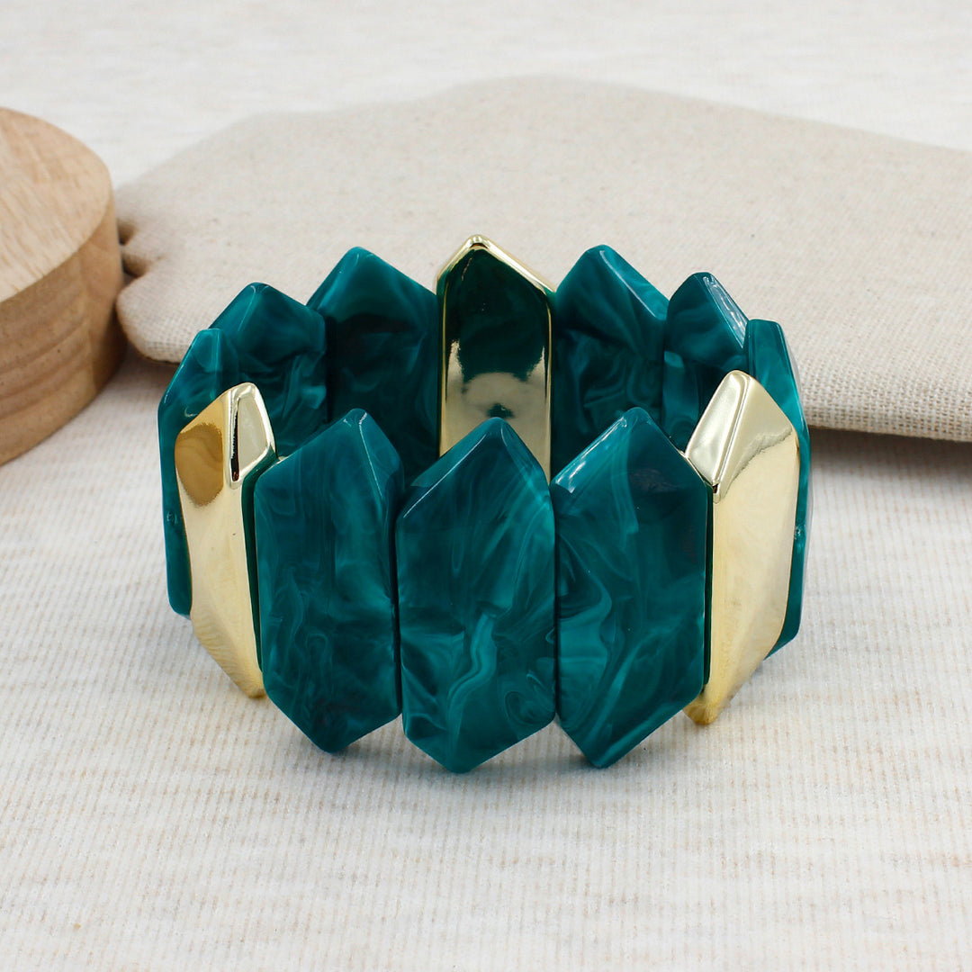 Geometric Resin Bracelet Bowlift