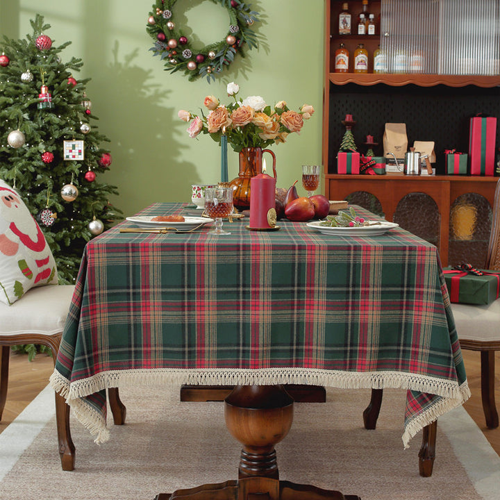 Classic Plaid Tablecloth