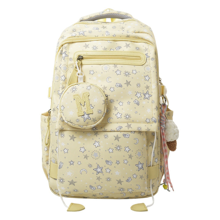 Whimsical Star-Patterned Backpack