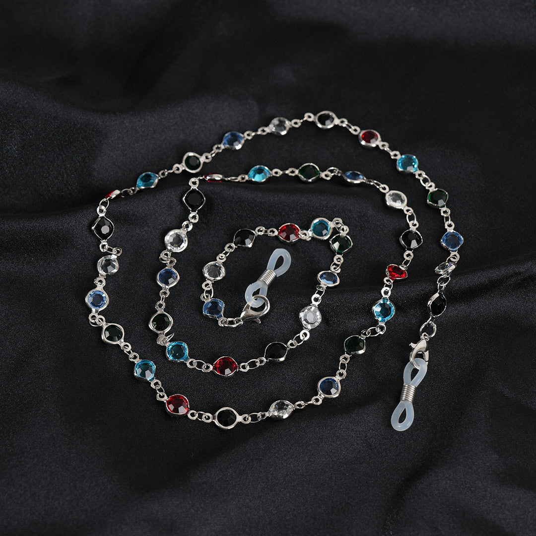 Decorative Gemstone Eyewear Chain Bowlift