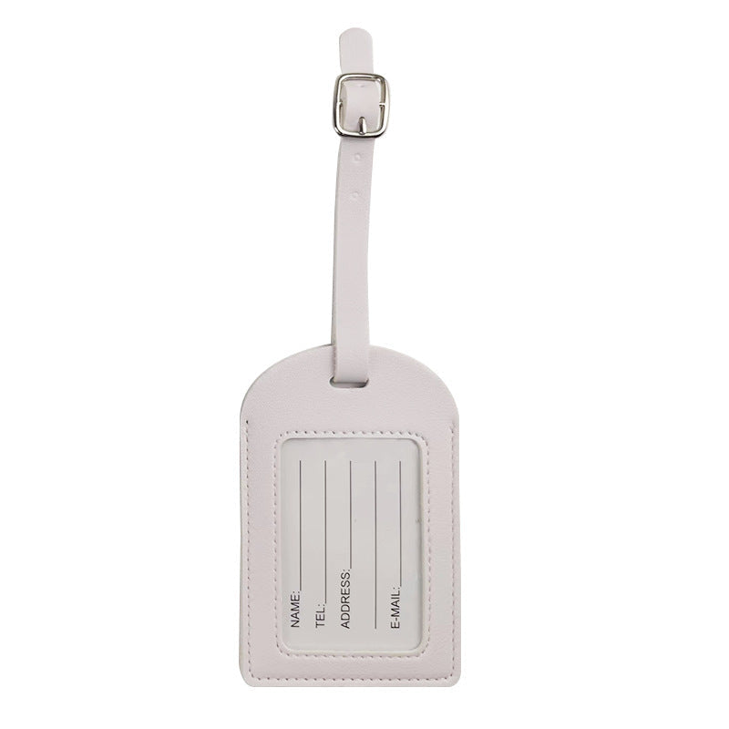 Premium Leather Luggage Tag Bowlift