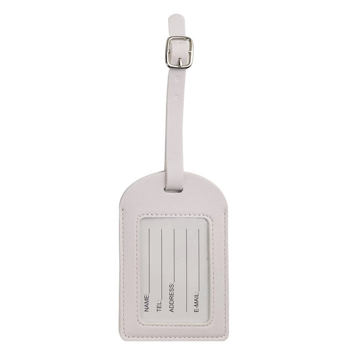 Premium Leather Luggage Tag Bowlift
